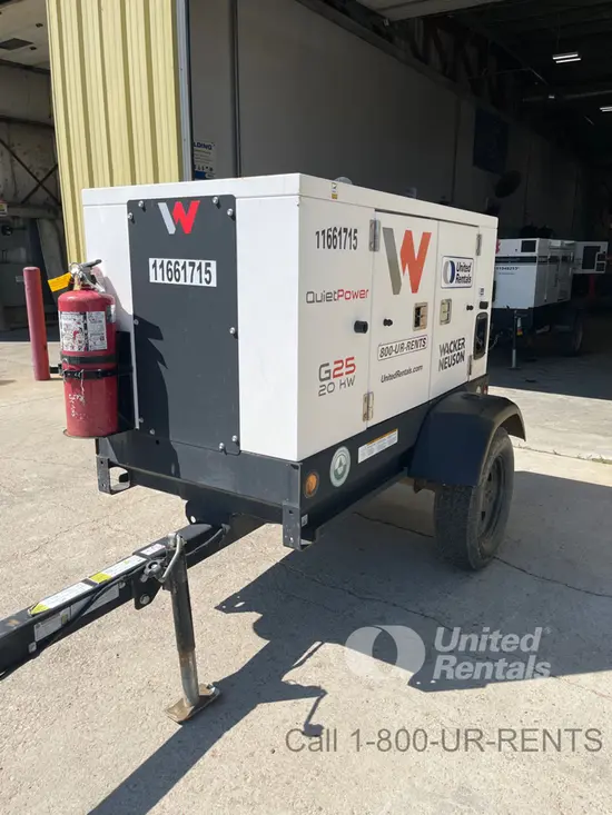 2023 Wacker Neuson G25 T4F Diesel Generator