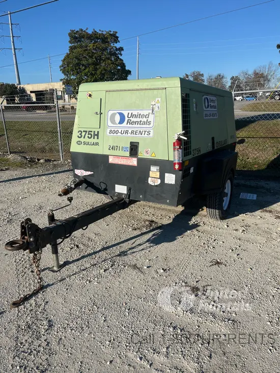 2019 Sullair 375H DPQ-JD3 Air Compressor