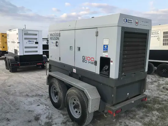 2013 Wacker Neuson G 100 Diesel Generator