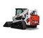 White and black and red BOBCAT 3,400 lb. Compact Track Loader