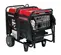 Red and black HONDA 10,000-11,900 W Portable Generator, Gas