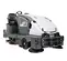 Gray Nilfisk 62 inch Ride-on Floor Scrubber Sweeper