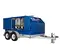 Blue FROSTFGHTR Heater, 1,000,000 BTU, Diesel Powered, Towable