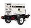 White and black MULTIQUIP 11-22 kW Towable Generator, Tier 4 Diesel