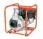 Silver and orange MULTIQUIP Dewatering Pump, 3 in., Gas Powered