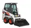 White, black and orange BOBCAT 600-850 lb. Skid Steer