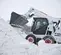 White, black and orange BOBCAT 1,900-2,000 lb. Skid Steer