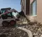 White, black and orange BOBCAT 600-850 lb. Skid Steer