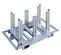 Black and yellow Temporary Fence Base Weight