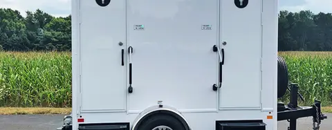 portable restroom trailer