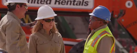 construction workers at job site