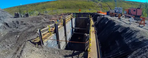 Trench Safety: Shoring Photo