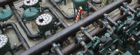 Mechanical flushing site