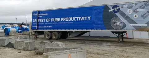A Supplies OnDemand trailer parked in a lot.