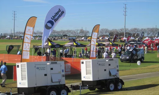 PGA Tournament with UR equipment