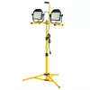 Yellow and black SOUTHWIRE Portable Light Stand, 1,000W, Halogen