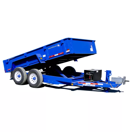 Blue Felling dump trailer